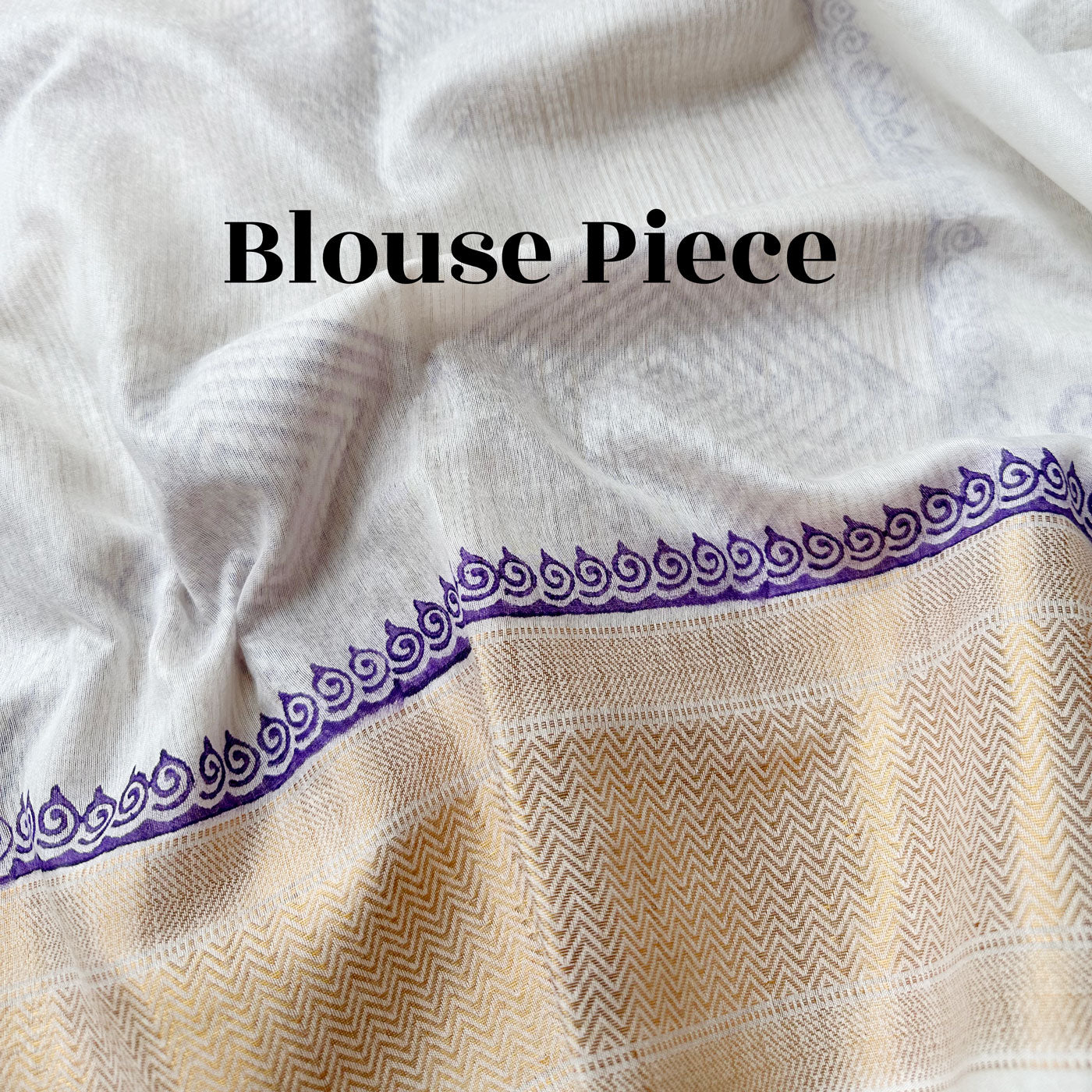 Kritika Handblock Printed Cotton Silk Saree