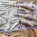 Load image into Gallery viewer, Kritika Handblock Printed Cotton Silk Saree
