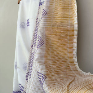 Kritika Handblock Printed Cotton Silk Saree