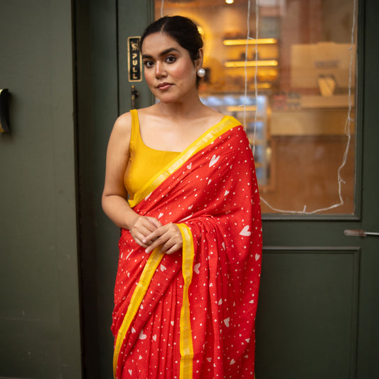 Laal Ishq Cotton Saree