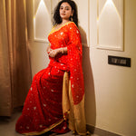 Load image into Gallery viewer, Laal Ishq Cotton Saree
