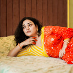 Load image into Gallery viewer, Laal Ishq Cotton Saree
