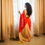 Load image into Gallery viewer, Laal Ishq Cotton Saree
