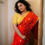Load image into Gallery viewer, Laal Ishq Cotton Saree

