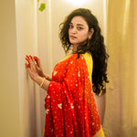 Load image into Gallery viewer, Laal Ishq Cotton Saree
