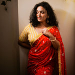 Load image into Gallery viewer, Laal Ishq Cotton Saree
