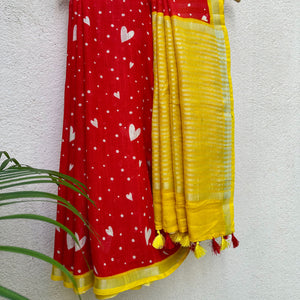 Laal Ishq Cotton Saree