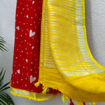 Load image into Gallery viewer, Laal Ishq Cotton Saree
