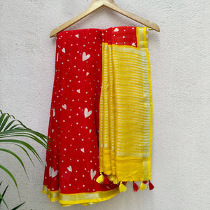 Laal Ishq Cotton Saree