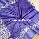 Load image into Gallery viewer, Lilac Cotton Silk Batik Saree

