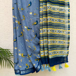 Load image into Gallery viewer, Love Letter Cotton Saree
