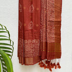 Load image into Gallery viewer, Madhu Malti Handblock Printed Cotton Silk Saree
