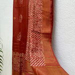 Load image into Gallery viewer, Madhu Malti Handblock Printed Cotton Silk Saree
