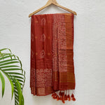 Load image into Gallery viewer, Madhu Malti Handblock Printed Cotton Silk Saree
