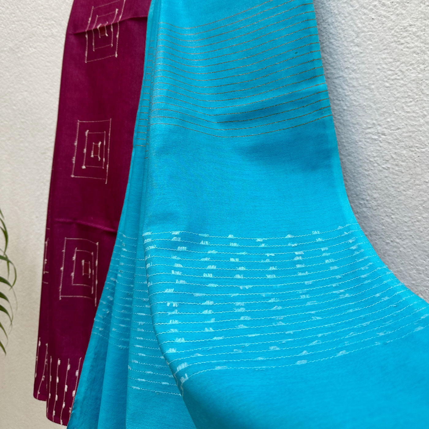Magenta Skyline Cotton Silk Saree