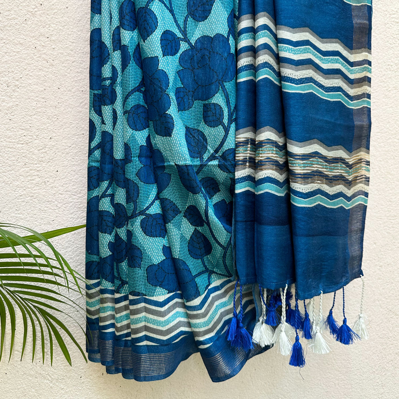 Magnolia Cotton Viscose Printed Saree