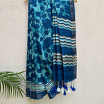 Load image into Gallery viewer, Magnolia Cotton Viscose Printed Saree
