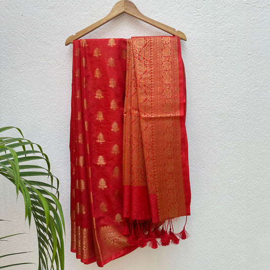 Maira Jacquard Cotton Silk Saree