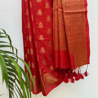 Maira Jacquard Cotton Silk Saree