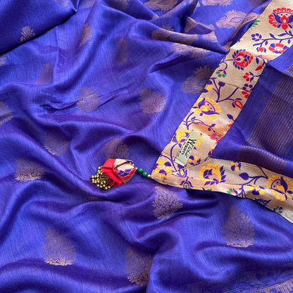 Majestic Tales Pure Tussar Silk Saree
