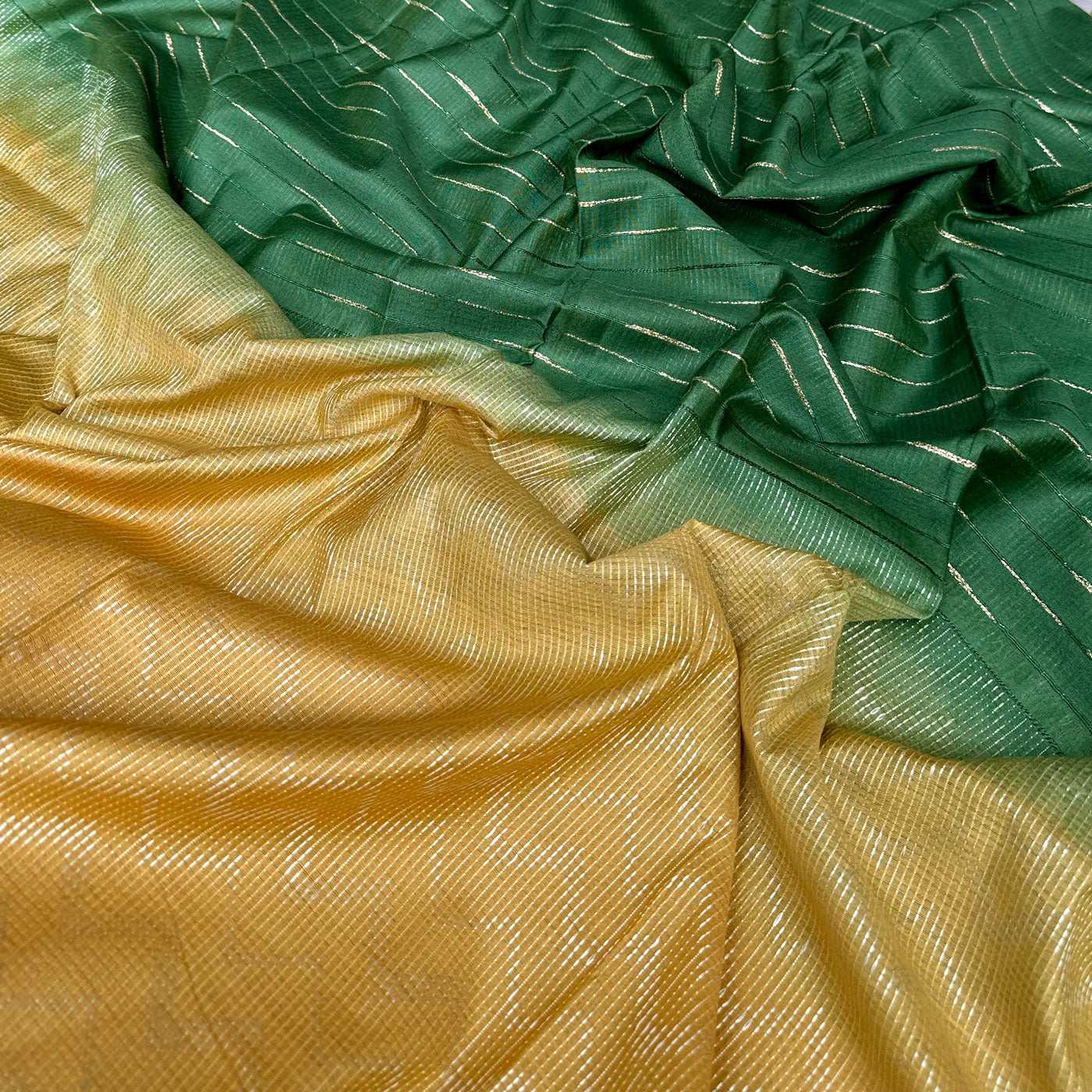 Mango Mojito Cotton Viscose Silk Saree