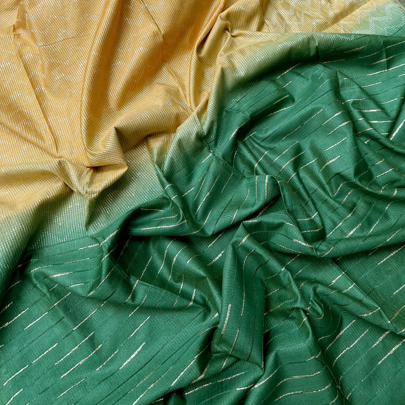 Mango Mojito Cotton Viscose Silk Saree
