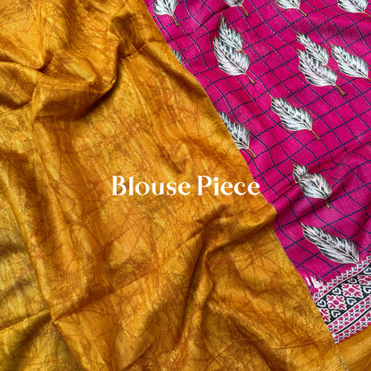 Maple Cotton Viscose Printed Saree