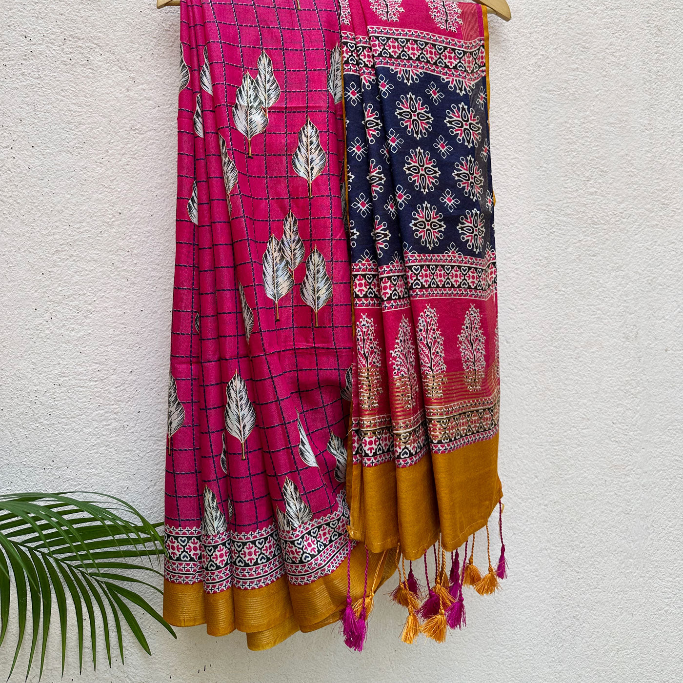 Maple Cotton Viscose Printed Saree