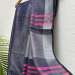Load image into Gallery viewer, Midnight Lighting Cotton Metallic Saree
