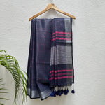 Load image into Gallery viewer, Midnight Lighting Cotton Metallic Saree
