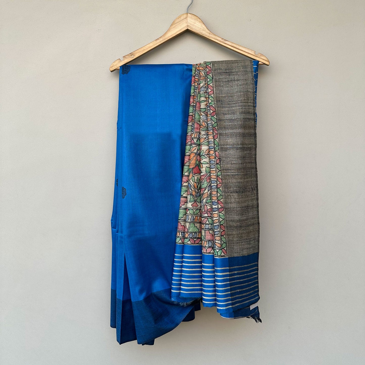 Mithila Handpainted Madhubani Silk Saree