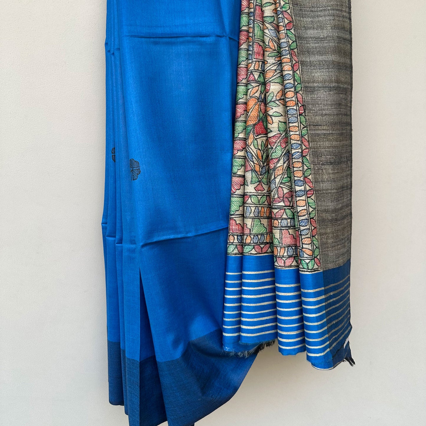 Mithila Handpainted Madhubani Silk Saree