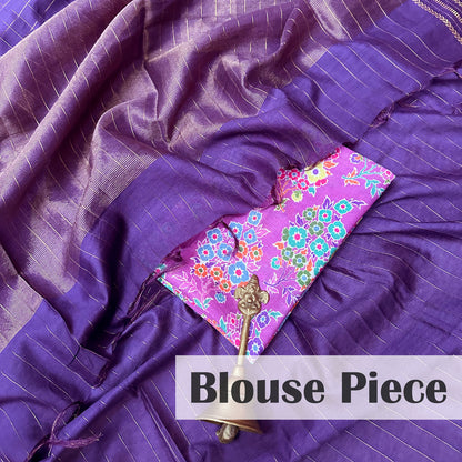Mohe Rang De Cotton Silk Saree with Printed Blouse
