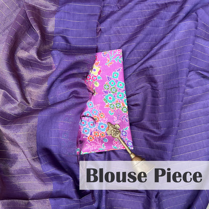 Mohe Rang De Cotton Silk Saree with Printed Blouse
