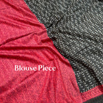 Load image into Gallery viewer, Moonless Night Cotton Viscose Printed Saree
