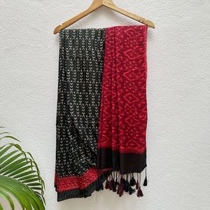 Moonless Night Cotton Viscose Printed Saree