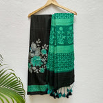 Load image into Gallery viewer, Moonless Night Cotton Silk Printed Saree

