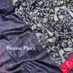 Load image into Gallery viewer, Moonlit Peacock Cotton Silk Printed Saree
