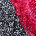 Load image into Gallery viewer, Moonlit Peacock Cotton Silk Printed Saree

