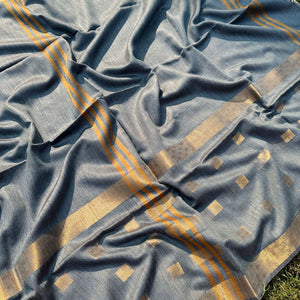 Moonscape Cotton Silk Saree