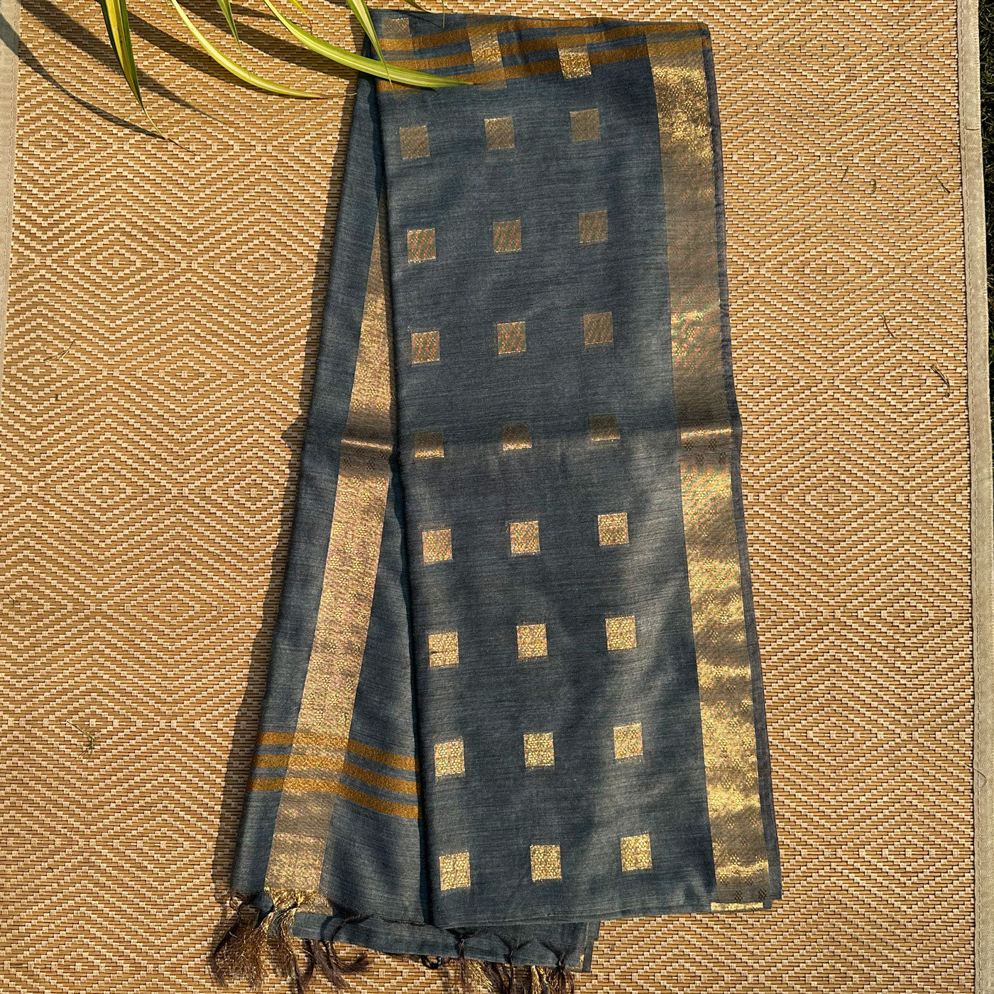 Moonscape Cotton Silk Saree