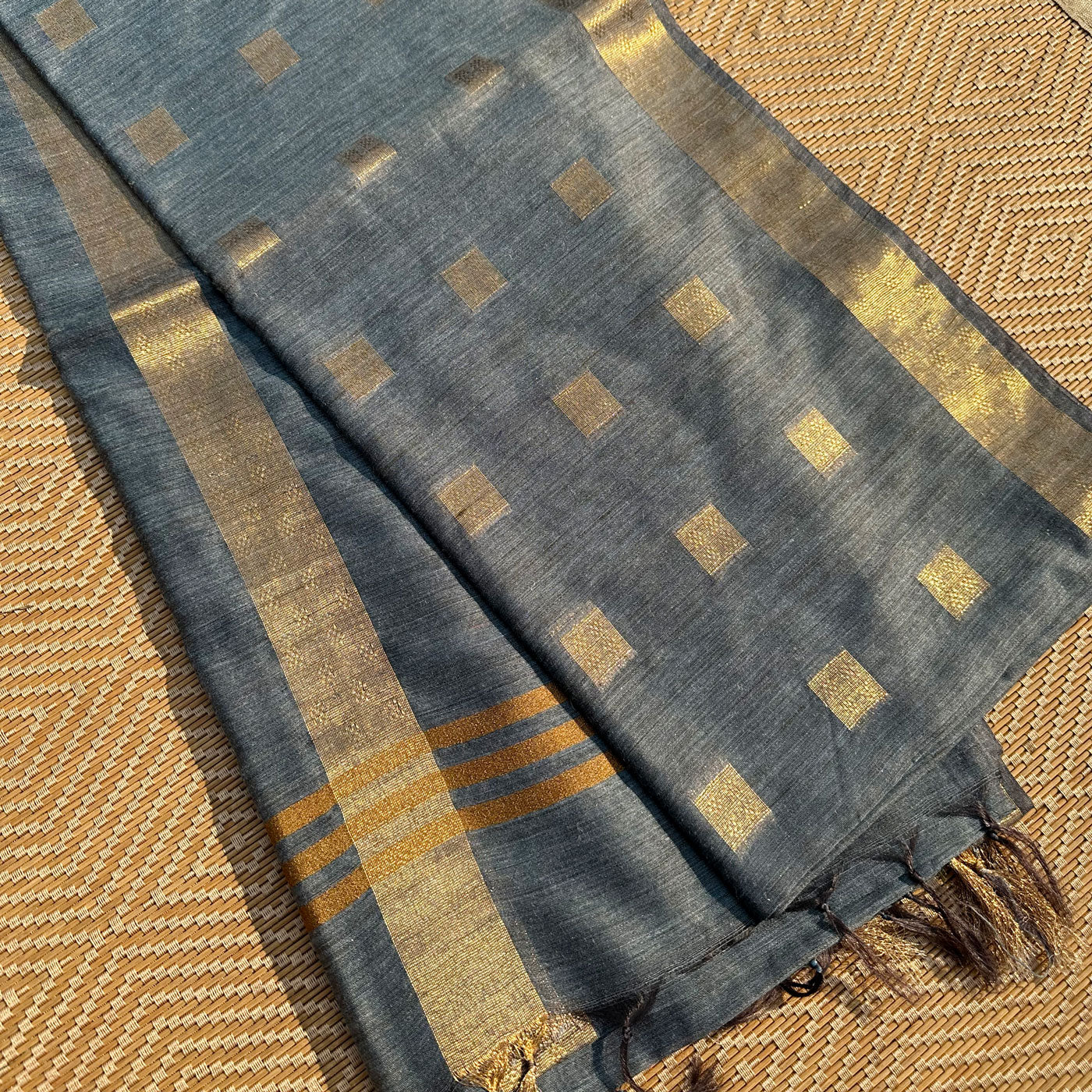 Moonscape Cotton Silk Saree