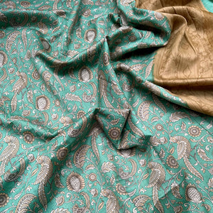 Mrig Printed Chanderi Silk Saree
