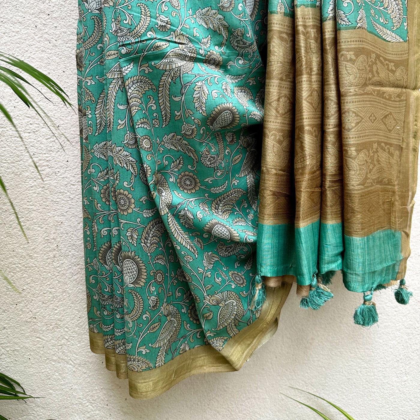 Mrig Printed Chanderi Silk Saree