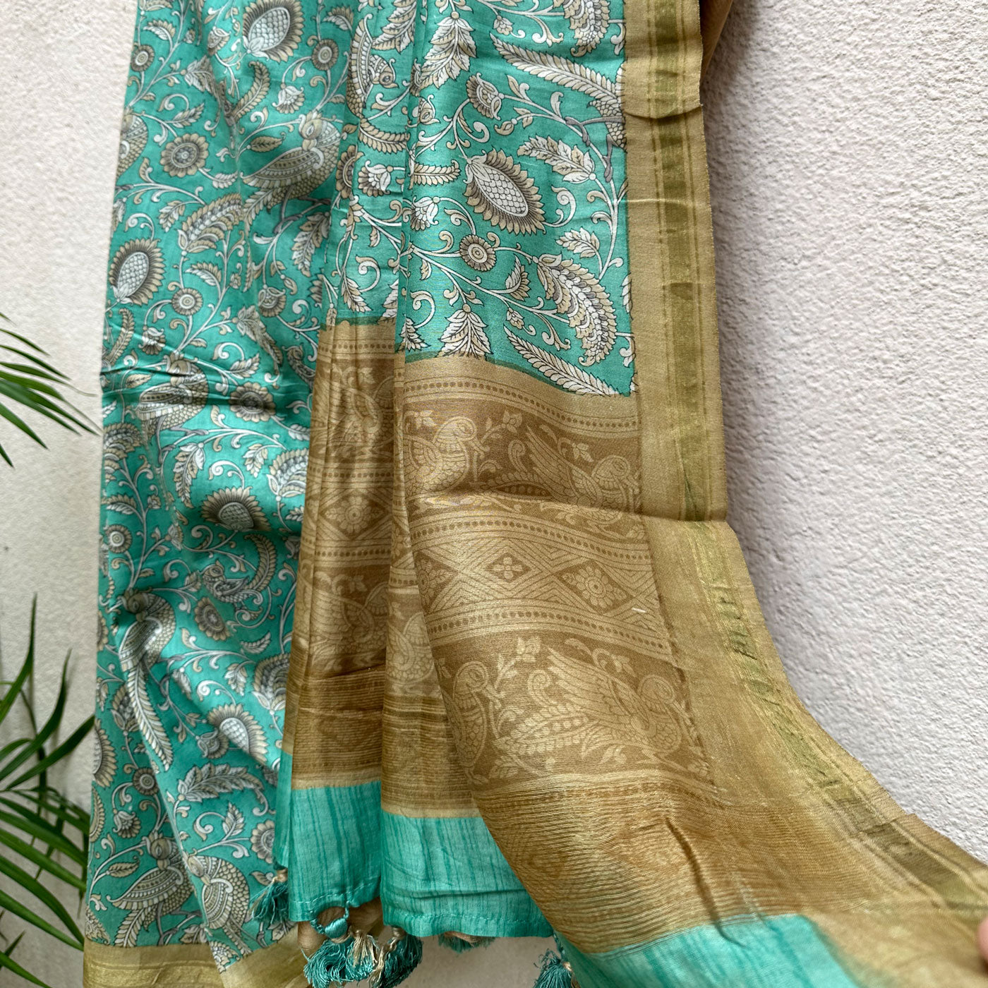 Mrig Printed Chanderi Silk Saree