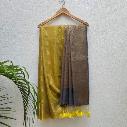 Nadia Jacquard Cotton Bamboo Silk Saree