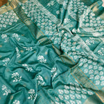 Load image into Gallery viewer, Nargis Handblock Printed Cotton Silk Saree
