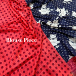 Load image into Gallery viewer, Nautical Floral Cotton Silk Printed Saree
