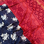 Load image into Gallery viewer, Nautical Floral Cotton Silk Printed Saree
