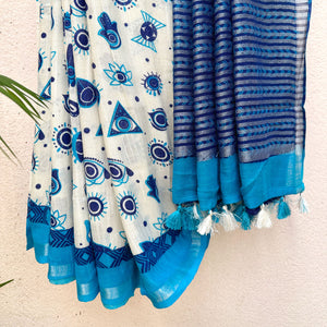 Nazar Buta Cotton Saree